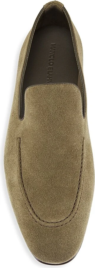 Men's Truro Suede Loafers - Dark Green - Size 8.5 - Image 5