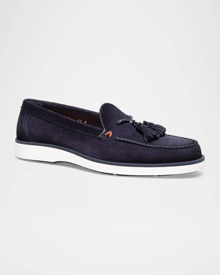 Men's Tulsi Suede Tassel Loafers - Image 2