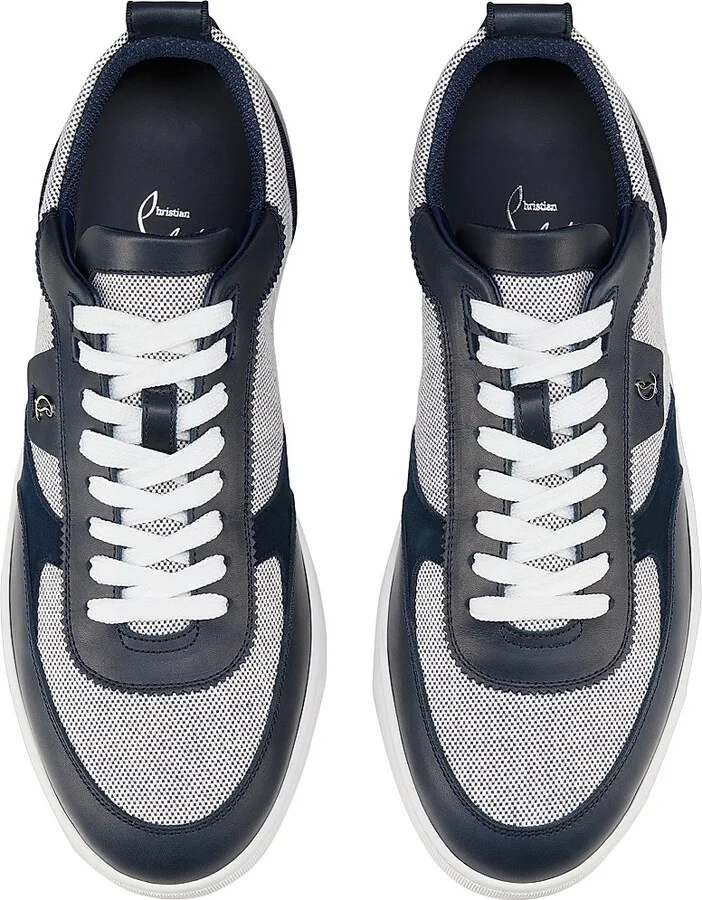Men's Tutti Rui Leather Sneakers - Marine - Size 6 - Image 4