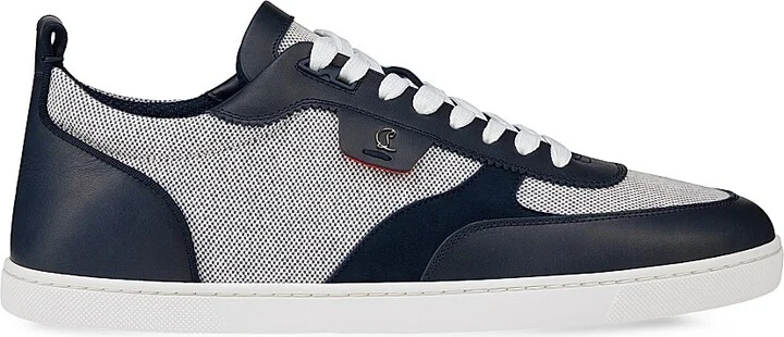 Men's Tutti Rui Leather Sneakers - Marine - Size 6