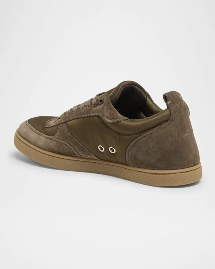 Men's Tutti Rui Suede & Nylon Low-Top Sneakers - Image 4