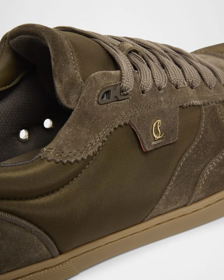 Men's Tutti Rui Suede & Nylon Low-Top Sneakers - Image 5