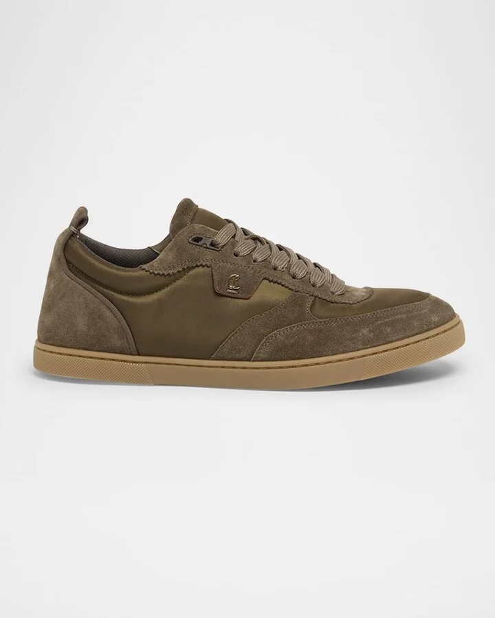 Men's Tutti Rui Suede & Nylon Low-Top Sneakers