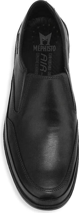 Men's Twain Slip-On Leather Sneakers - Black - Size 8.5 - Image 5