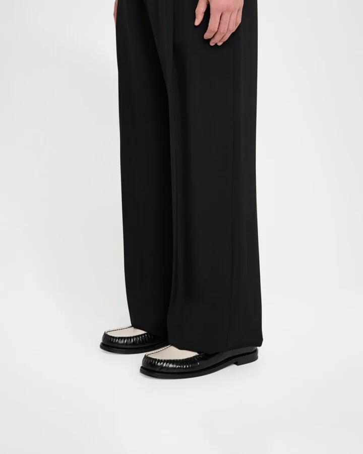 Men's Two-Tone Leather MA Chain Bit Loafers - Image 6
