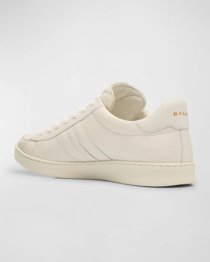 Men's Tyger Tonal Leather Low-Top Sneakers - Image 4