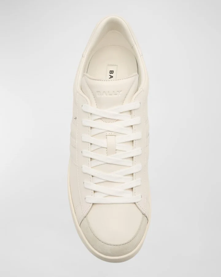 Men's Tyger Tonal Leather Low-Top Sneakers - Image 11