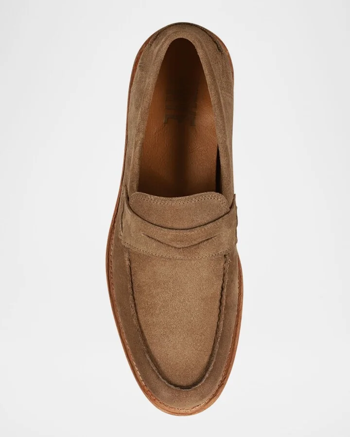 Men's Tyler Flex Suede Penny Loafers - Image 3