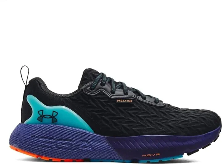Men's Ua Hovr Mega 3 Clone Running Shoe In Black/sonar Blue