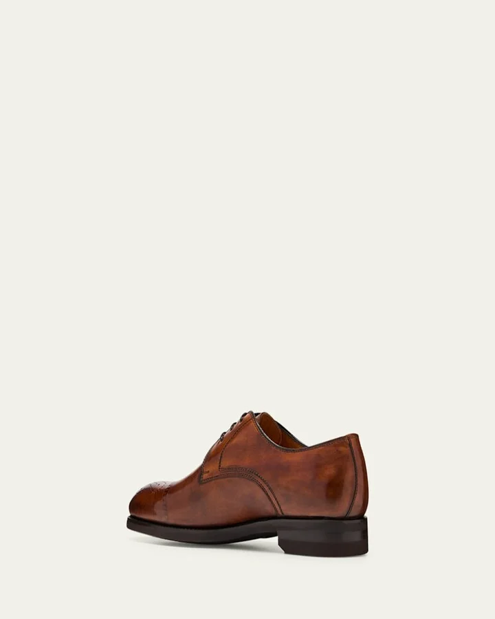 Men's Umberto Cap-Toe Derby Shoes - Image 3
