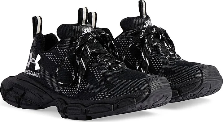 Men's Under Armour 3XL Knit Sneakers - Black - Size 10 - Image 3