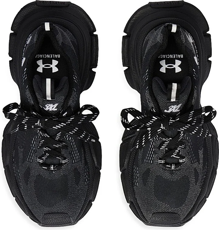Men's Under Armour 3XL Knit Sneakers - Black - Size 10 - Image 6
