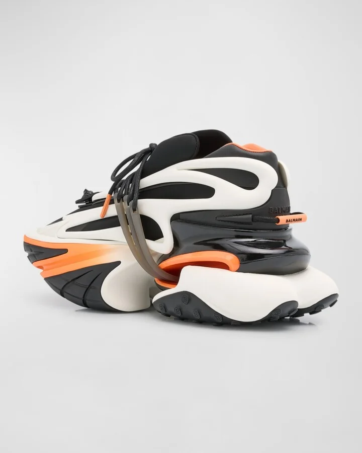Men's Unicorn Neoprene and Leather Low-Top Sneakers - Image 3