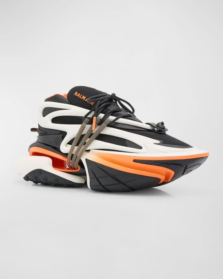 Men's Unicorn Neoprene and Leather Low-Top Sneakers - Image 6