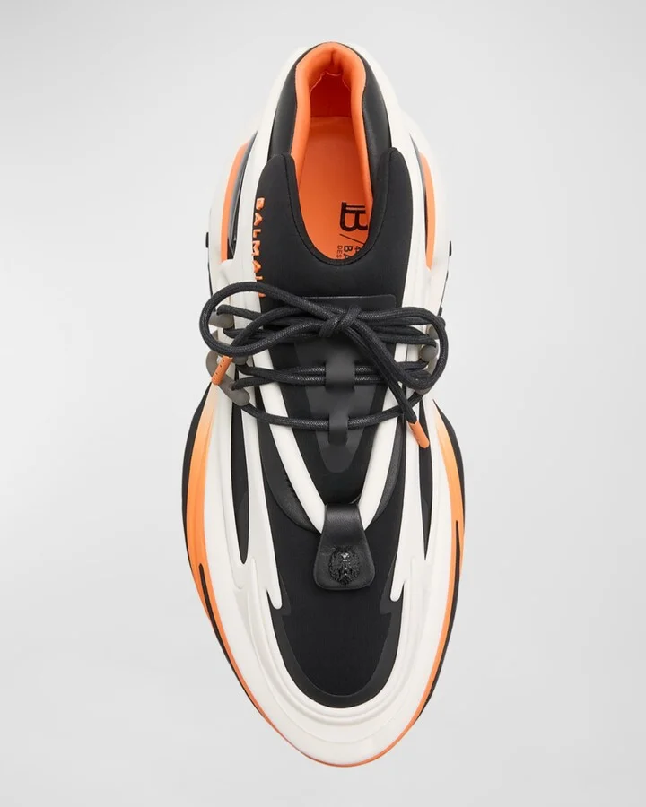 Men's Unicorn Neoprene and Leather Low-Top Sneakers - Image 8