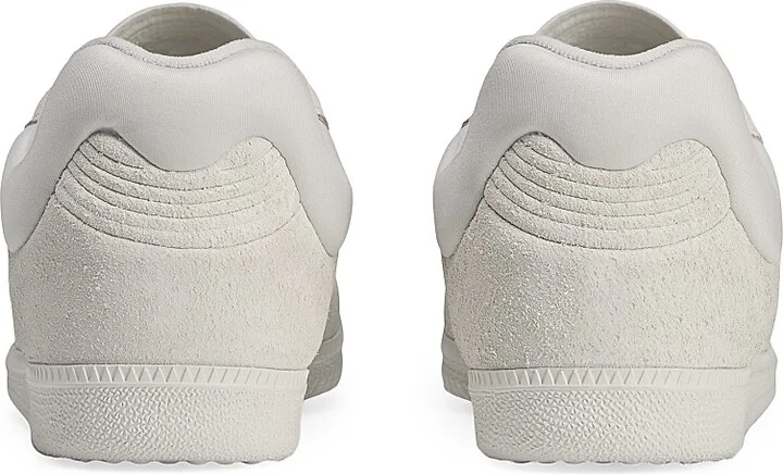 Men's Unisex adidas x Dingyun Zhang Samba Suede Sneakers - White Vapor Grey - Size 12 - Image 3