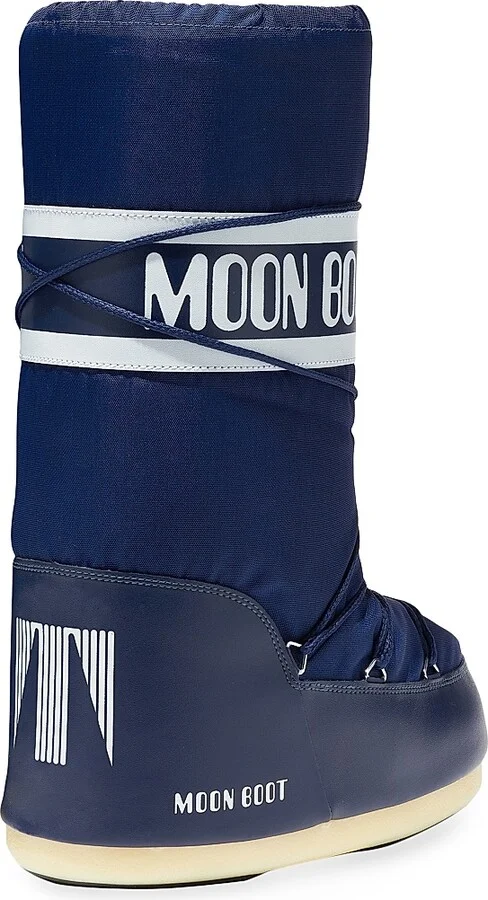 Men's Unisex Icon Nylon Boots - Blue - Size 3.5 - Image 2