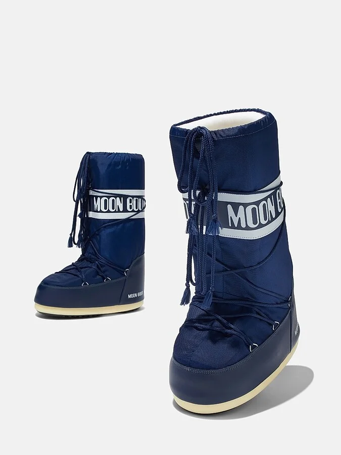 Men's Unisex Icon Nylon Boots - Blue - Size 3.5 - Image 3