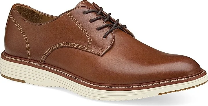 Men's Upton Plain-ToeLeather Oxfords - Tan Full Grain - Size 7 - Image 2