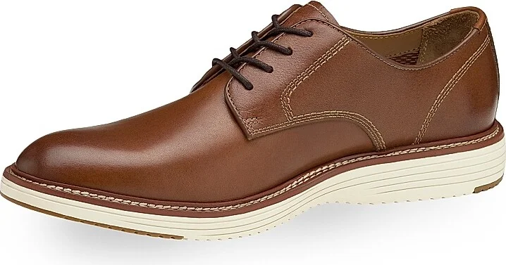 Men's Upton Plain-ToeLeather Oxfords - Tan Full Grain - Size 7 - Image 4