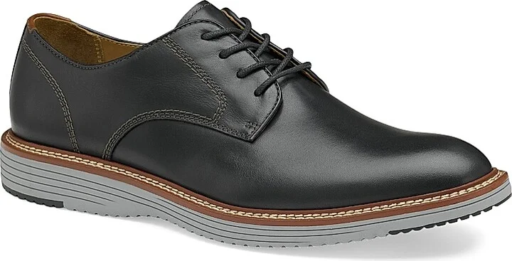 Men's Upton Plain-ToeLeather Oxfords - Tan Full Grain - Size 7 - Image 10