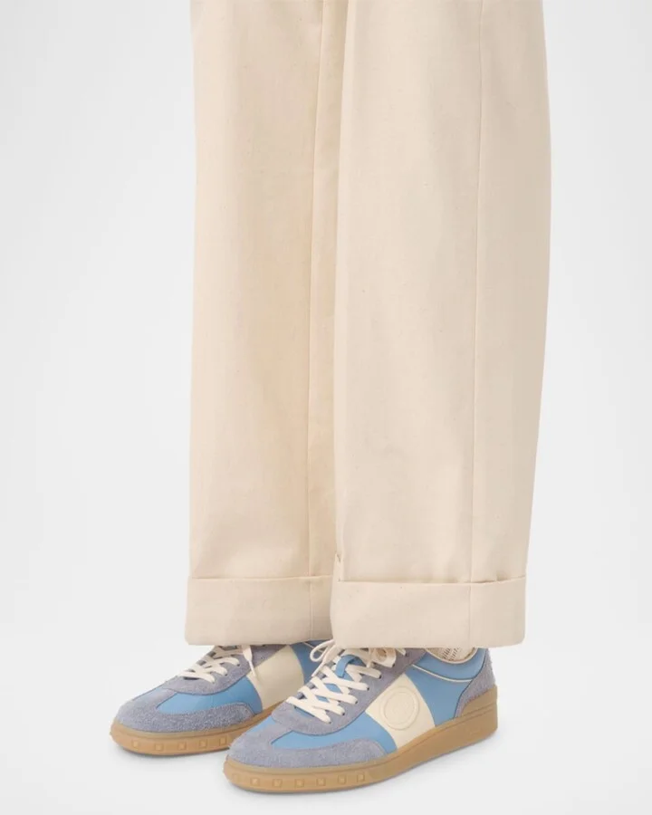 Men's Upvillage Low-Top Leather Sneakers - Image 2