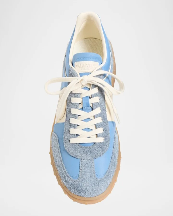 Men's Upvillage Low-Top Leather Sneakers - Image 4