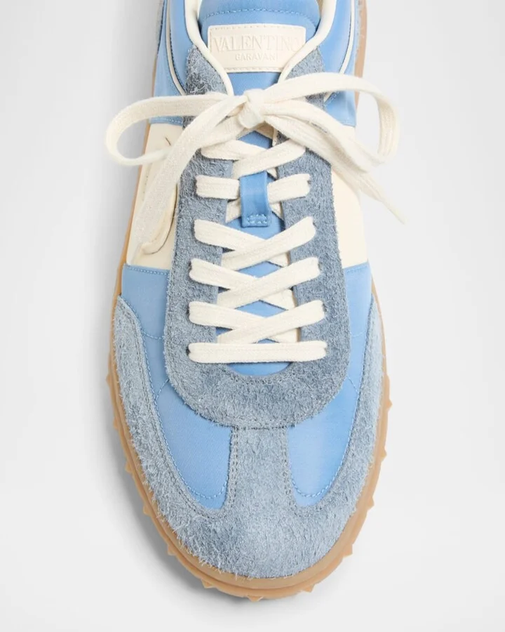Men's Upvillage Low-Top Leather Sneakers - Image 5