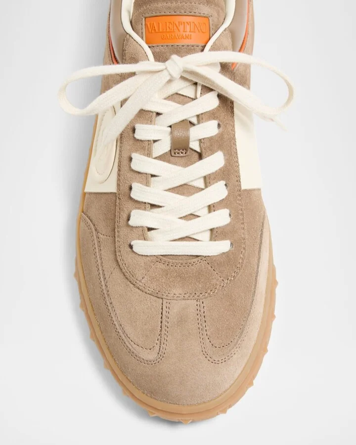 Men's Upvillage Low-Top Leather Sneakers - Image 3
