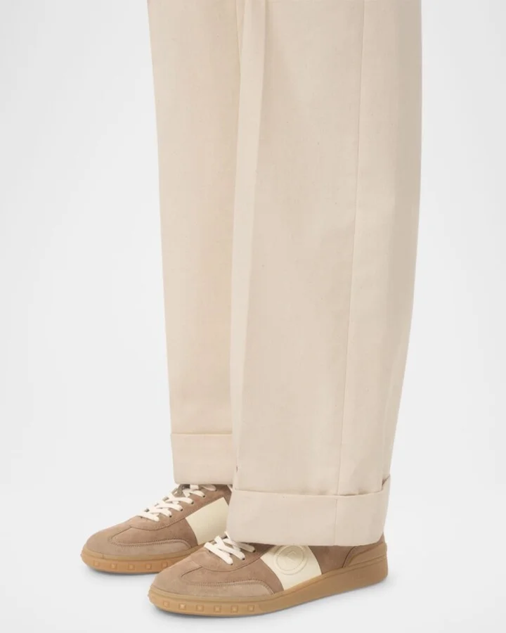 Men's Upvillage Low-Top Leather Sneakers - Image 8