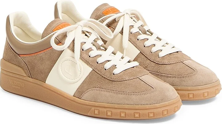 Men's Upvillage Low Top Sneakers - Khaki Ivory - Size 9 - Image 2