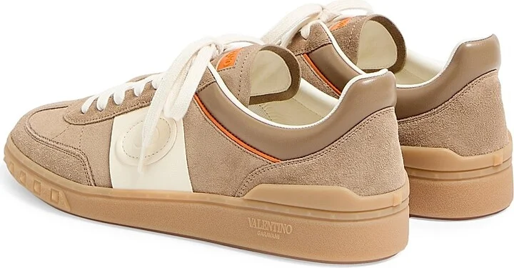 Men's Upvillage Low Top Sneakers - Khaki Ivory - Size 9 - Image 3