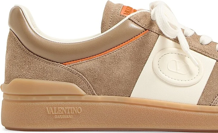 Men's Upvillage Low Top Sneakers - Khaki Ivory - Size 9 - Image 6