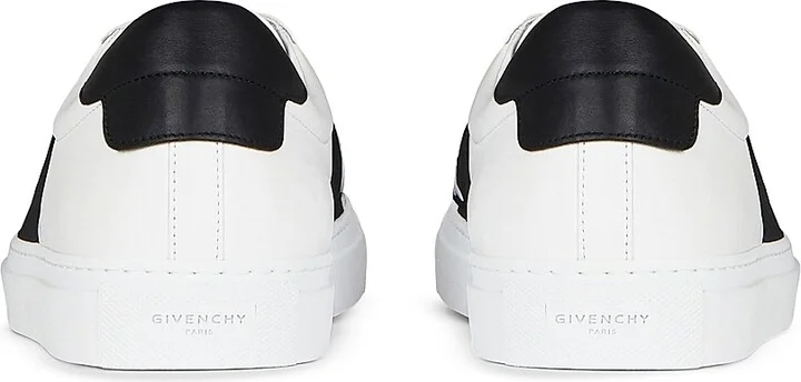 Men's Urban Street Sneakers in Leather with Elastic Band - Black - Size 6 - Image 8