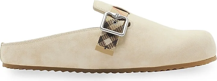 Men's Urchin Suede Clogs - Bake - Size 6