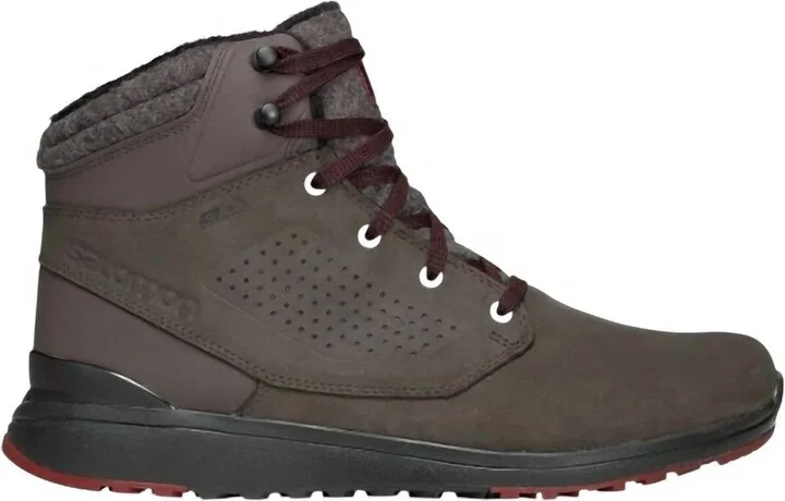 Men'S Utility Winter Waterproof Hiking Boots In Shale/black/syrah