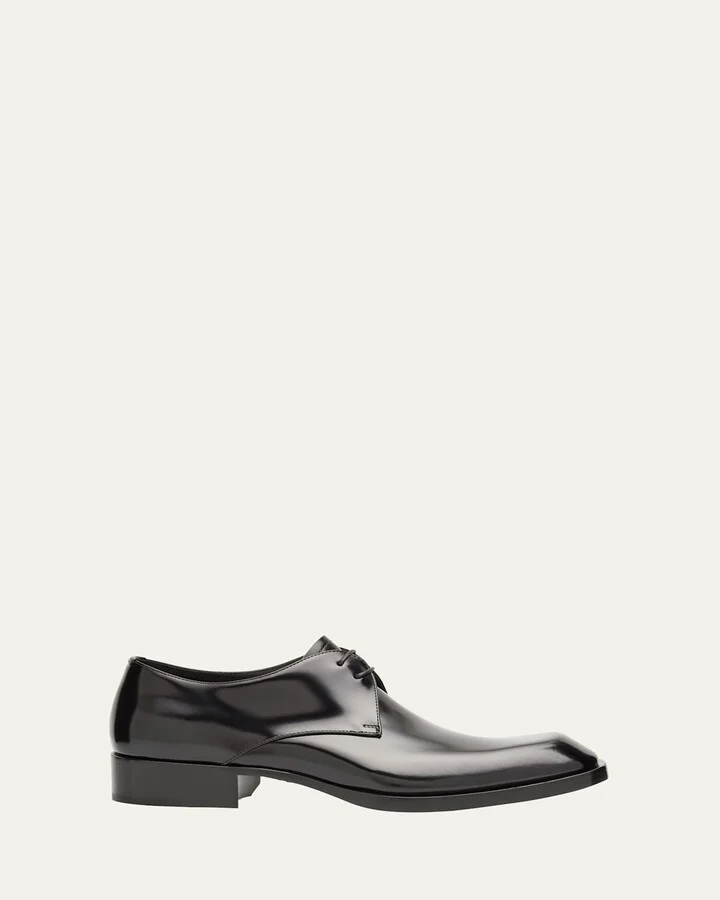 Men's Vadim 25 Beveled-Toe Leather Derby Shoes