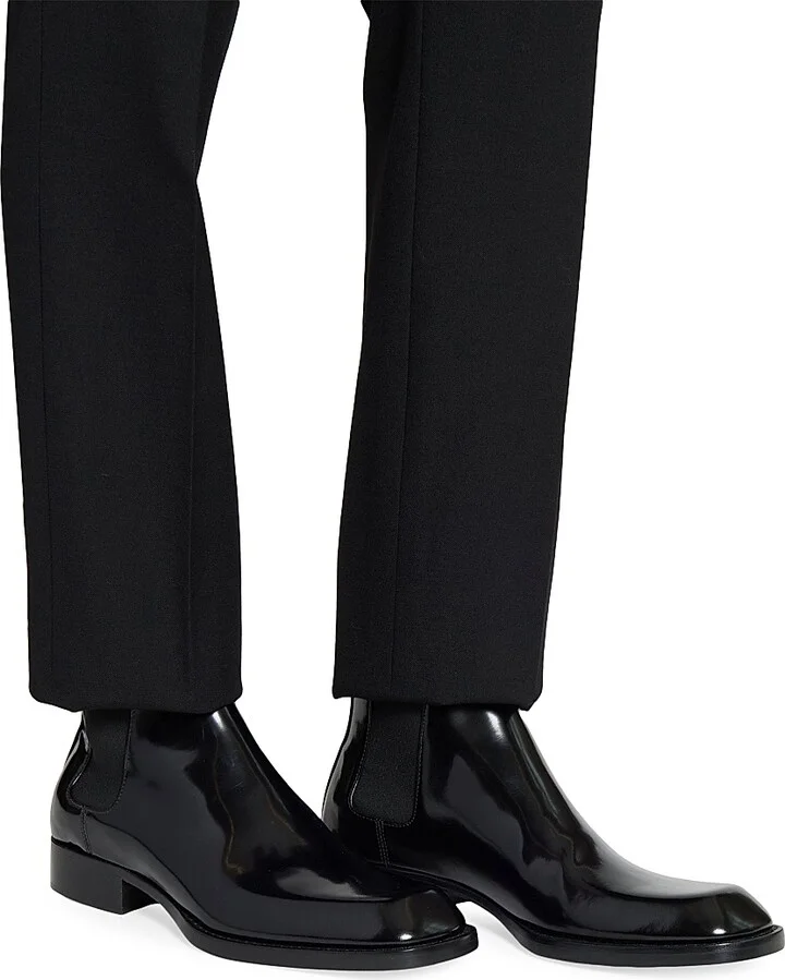 Men's Vadim Chelsea Boots in Smooth Leather - Black - Size 7 - Image 4