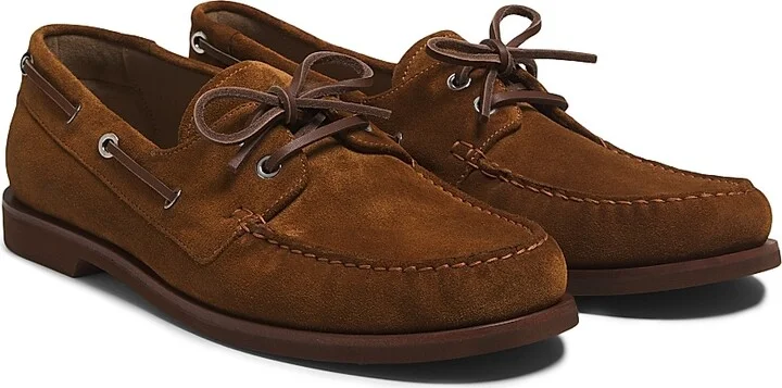 Men's Vandée Suede Boat Shoes - Texas - Size 8 - Image 2