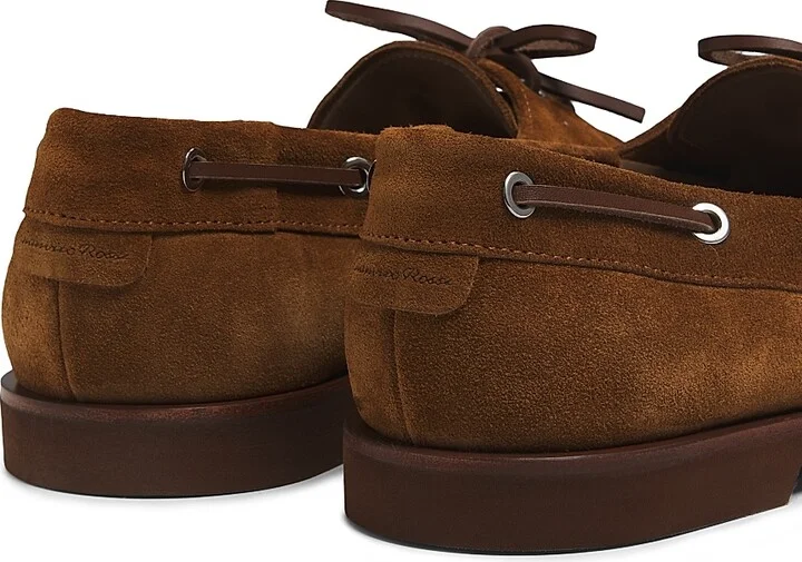 Men's Vandée Suede Boat Shoes - Texas - Size 8 - Image 3