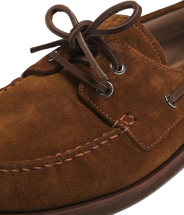 Men's Vandée Suede Boat Shoes - Texas - Size 8 - Image 5