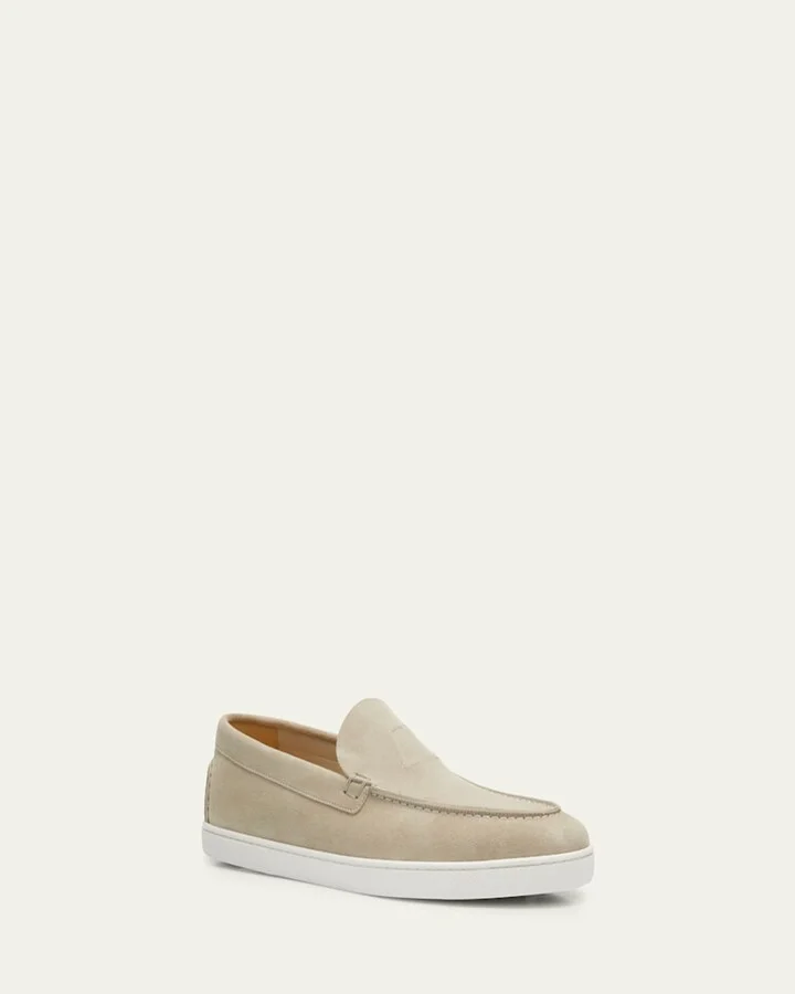 Men's Varsiboat Red Sole Leather Boat Shoes - Image 8