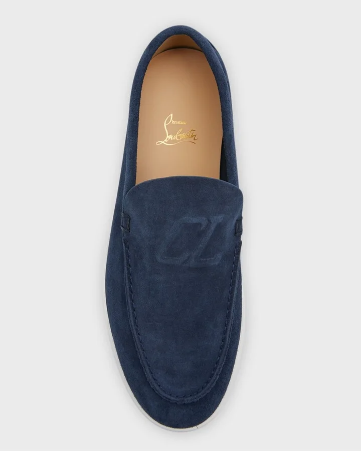 Men's Varsiboat Red Sole Leather Boat Shoes - Image 4
