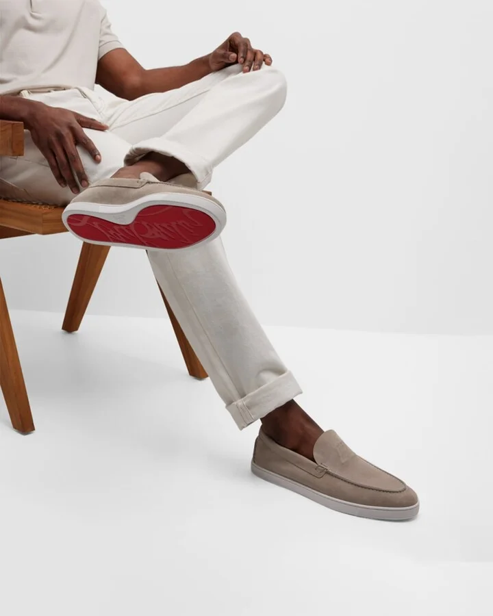 Men's Varsiboat Red Sole Leather Boat Shoes - Image 7