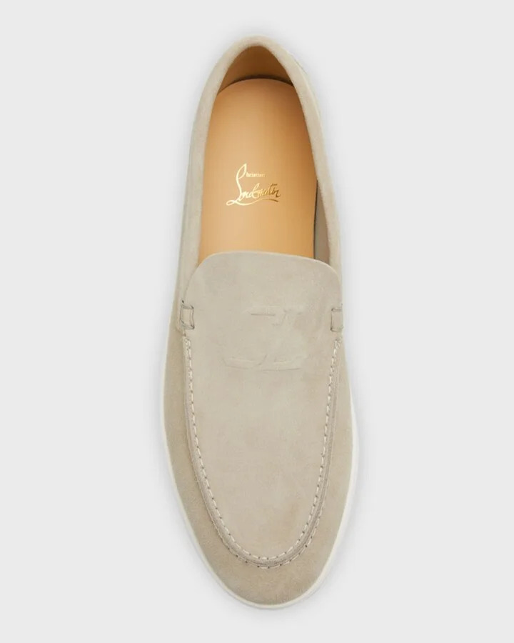 Men's Varsiboat Red Sole Leather Boat Shoes - Image 8