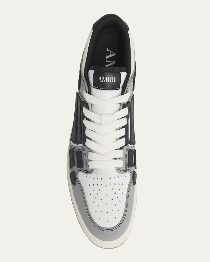 Men's Varsity Skel Leather Low-Top Sneakers - Image 5
