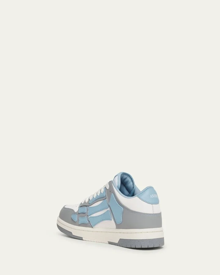 Men's Varsity Skel Leather Low-Top Sneakers - Image 7
