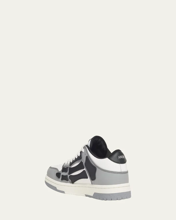 Men's Varsity Skel Leather Low-Top Sneakers - Image 11