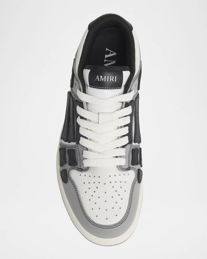 Men's Varsity Skel Leather Low-Top Sneakers - Image 5
