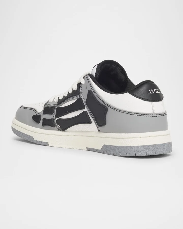 Men's Varsity Skel Leather Low-Top Sneakers - Image 6